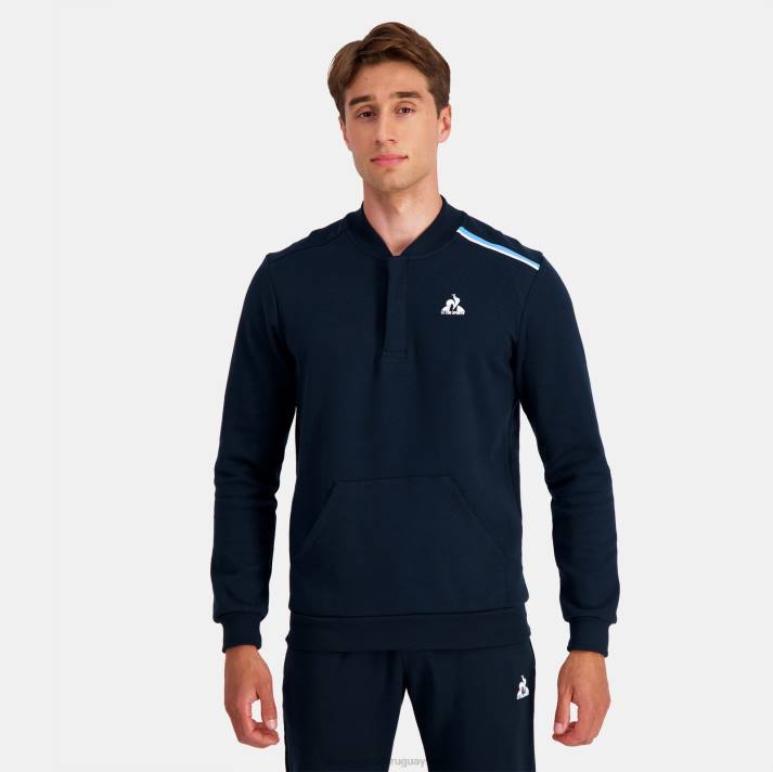 ropa XFVP35 hombres Le Coq Sportif sudadera azul