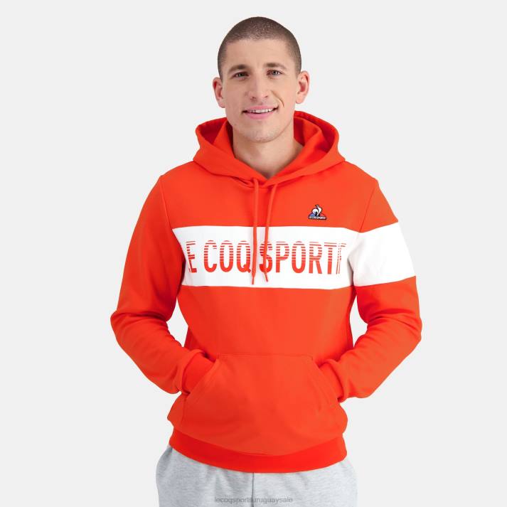 ropa XFVP437 hombres Le Coq Sportif sudadera con capucha multicolor