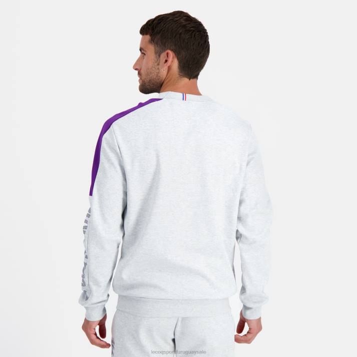 ropa XFVP443 hombres Le Coq Sportif sudadera gris