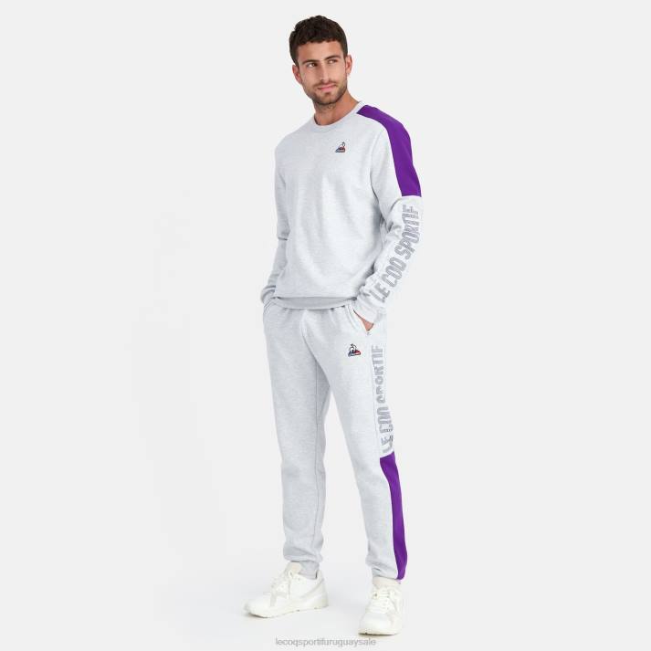 ropa XFVP443 hombres Le Coq Sportif sudadera gris