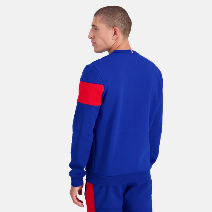ropa XFVP456 hombres Le Coq Sportif sudadera azul