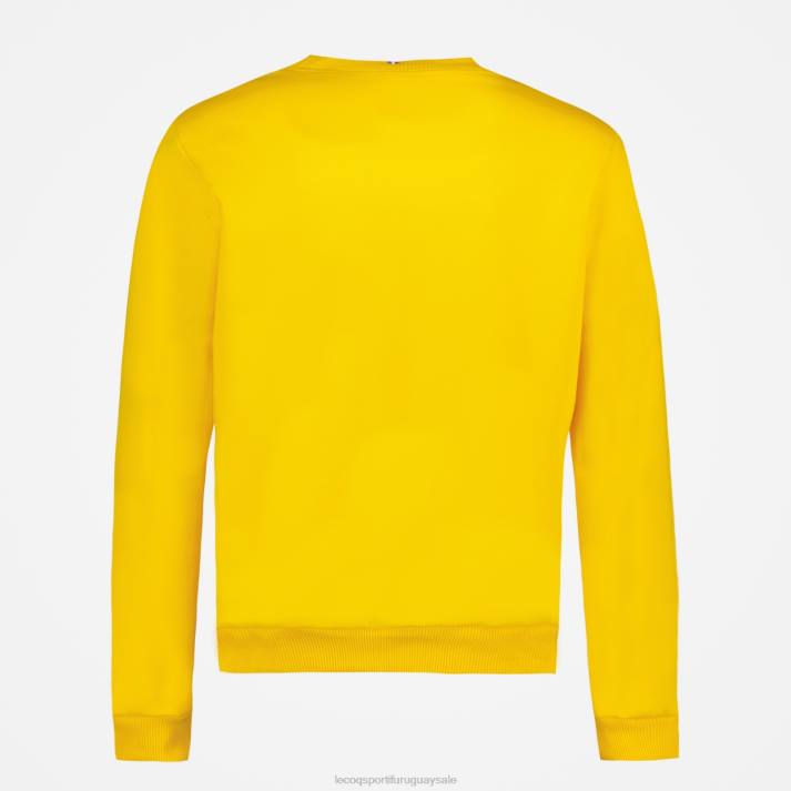 ropa XFVP464 hombres Le Coq Sportif sudadera amarilla