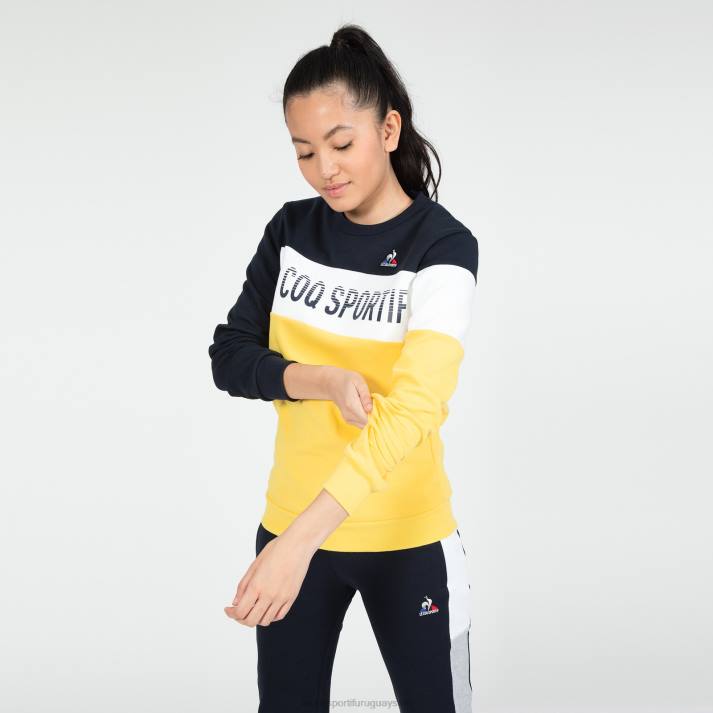 ropa XFVP484 hombres Le Coq Sportif sudadera azul