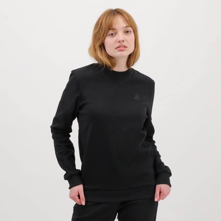 ropa XFVP79 hombres Le Coq Sportif sudadera negra