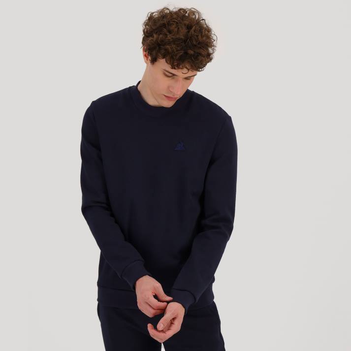 ropa XFVP80 hombres Le Coq Sportif sudadera azul