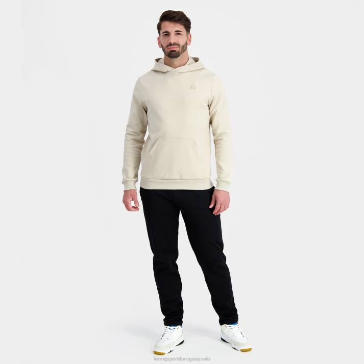 ropa XFVP9 hombres Le Coq Sportif sudadera con capucha marrón