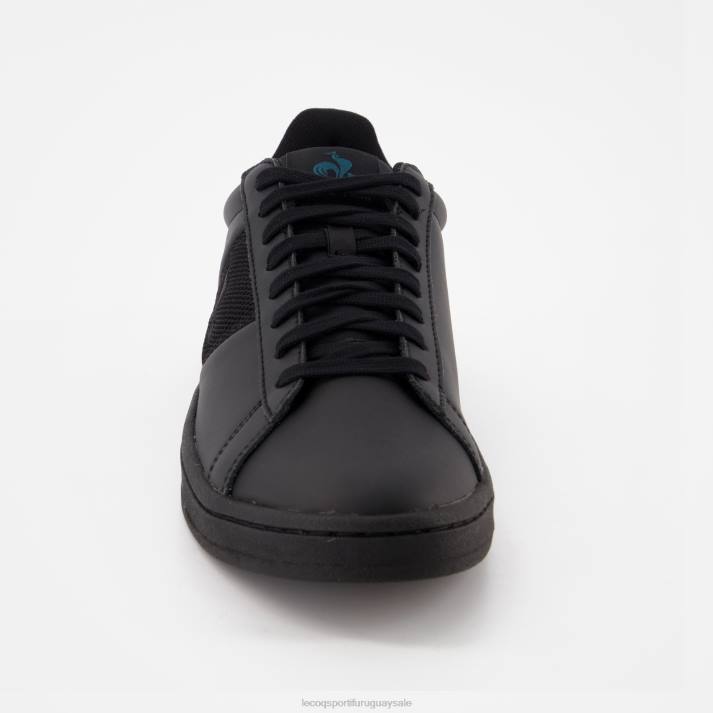 zapatos XFVP280 hombres Le Coq Sportif zapato clásico suave tricolore negro oscuro
