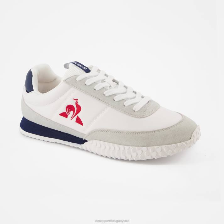zapatos XFVP282 hombres Le Coq Sportif zapato veloce ii tricolore blanco