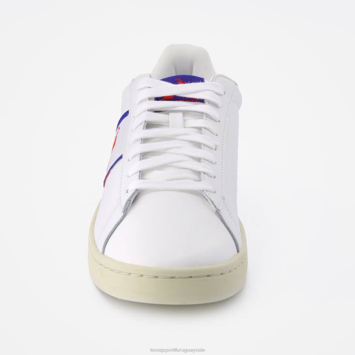 zapatos XFVP550 hombres Le Coq Sportif zapato clásico suave tricolore blanco