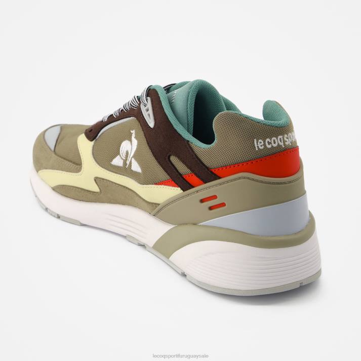 zapatos XFVP537 hombres Le Coq Sportif zapato lcs r1100 calle marrón