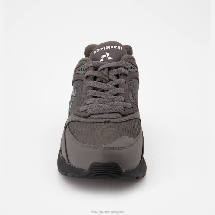 zapatos XFVP543 hombres Le Coq Sportif zapato lcs r1100 suela negra gris