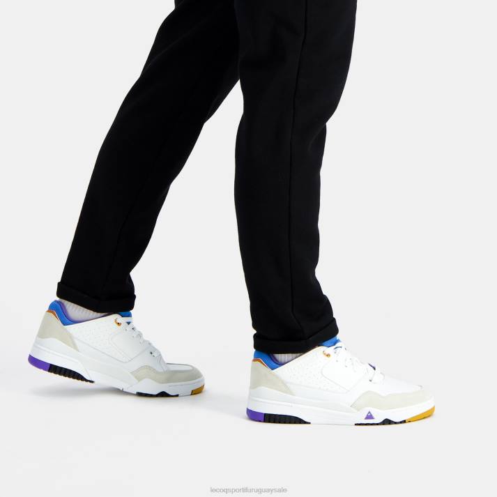 zapatos XFVP549 hombres Le Coq Sportif zapato lcs t1000 montaña blanco