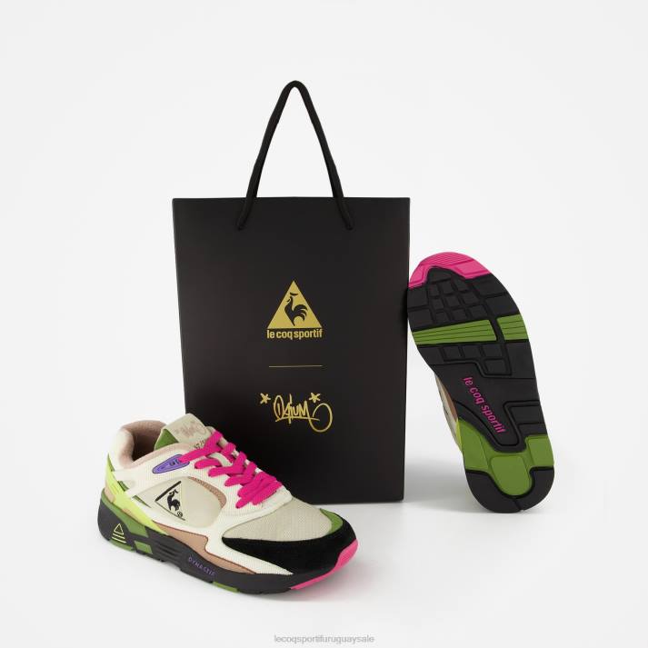 zapatos XFVP571 hombres Le Coq Sportif zapato lcs r1100 x opio blanco