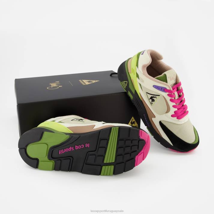 zapatos XFVP571 hombres Le Coq Sportif zapato lcs r1100 x opio blanco