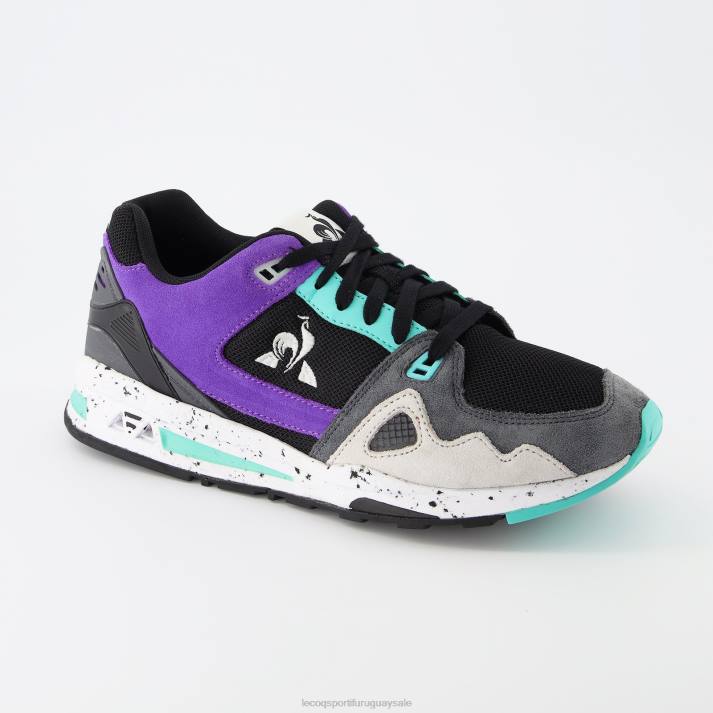 zapatos XFVP579 hombres Le Coq Sportif zapato lcs r1000 noventa negro