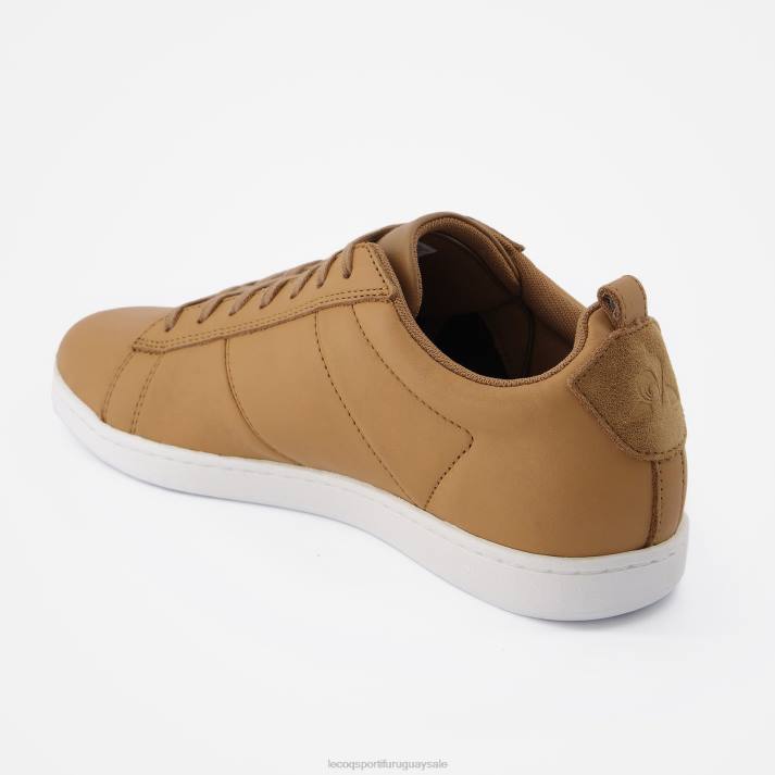 zapatos XFVP563 hombres Le Coq Sportif zapato de corteclásico artesanal marrón