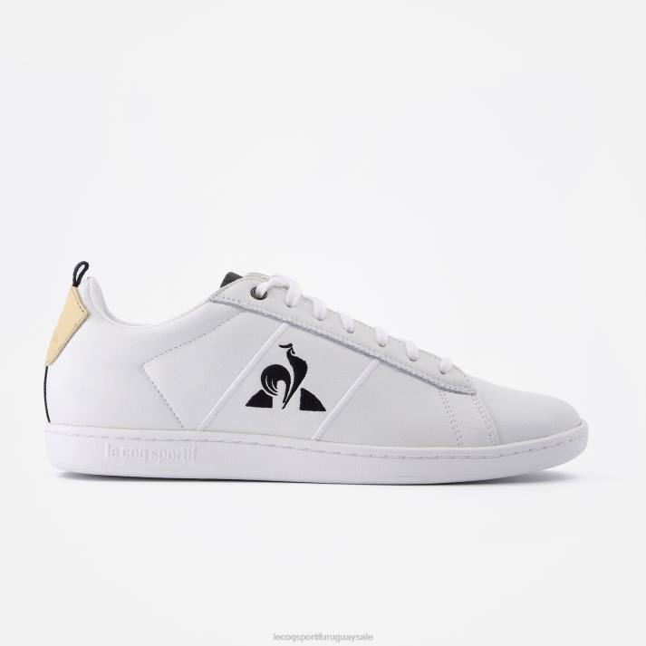 zapatos XFVP564 hombres Le Coq Sportif zapato de corteclásico blanco