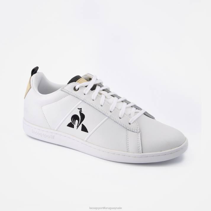 zapatos XFVP564 hombres Le Coq Sportif zapato de corteclásico blanco