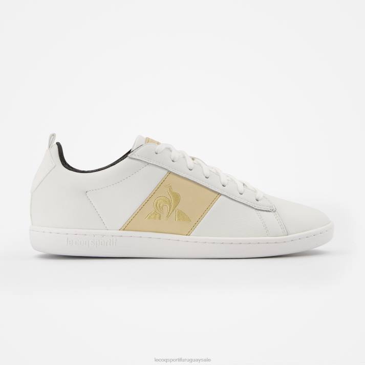 zapatos XFVP565 hombres Le Coq Sportif zapato de corteclásico blanco