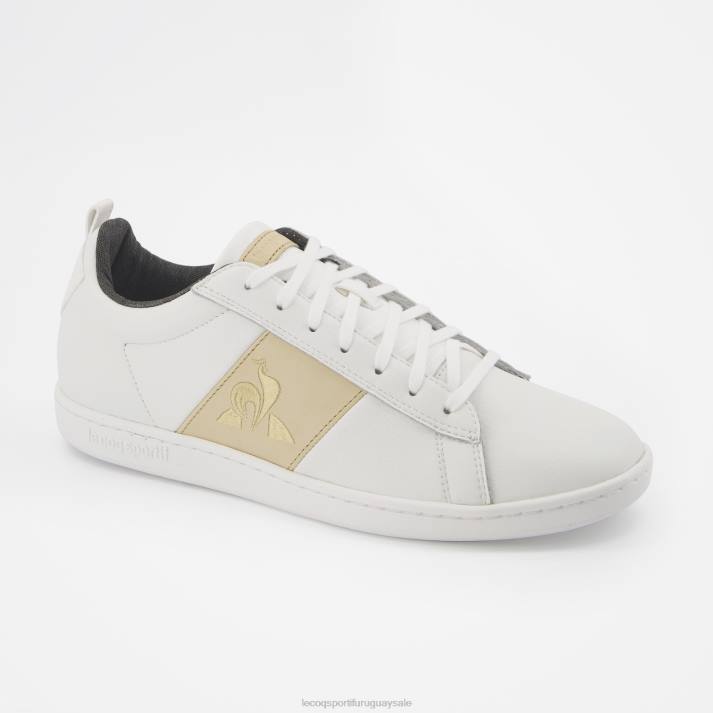 zapatos XFVP565 hombres Le Coq Sportif zapato de corteclásico blanco