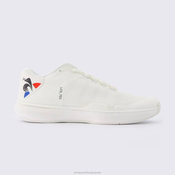 zapatos XFVP591 hombres Le Coq Sportif zapato futur lcs t01 arcilla blanco