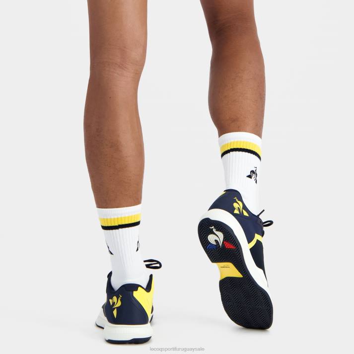 zapatos XFVP708 hombres Le Coq Sportif zapato futur lcs t01 arcilla azul