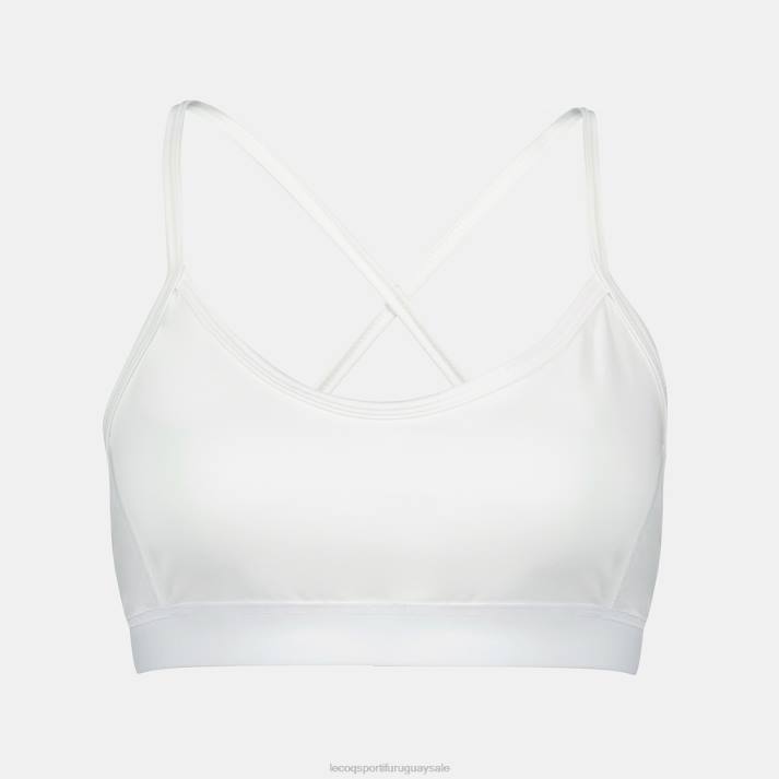 ropa XFVP343 mujer Le Coq Sportif chaleco blanco