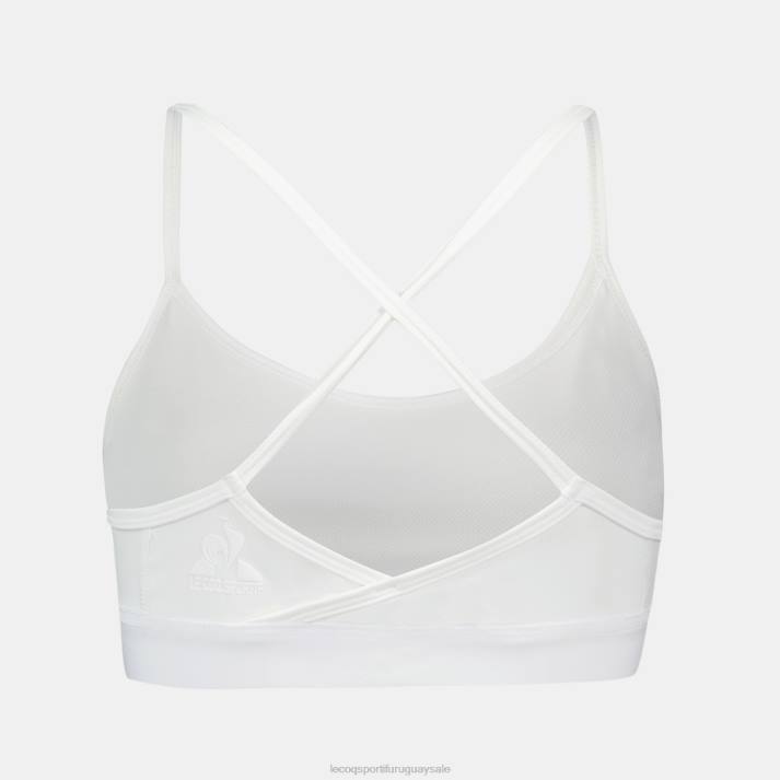 ropa XFVP343 mujer Le Coq Sportif chaleco blanco