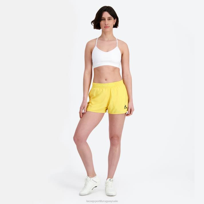 ropa XFVP343 mujer Le Coq Sportif chaleco blanco