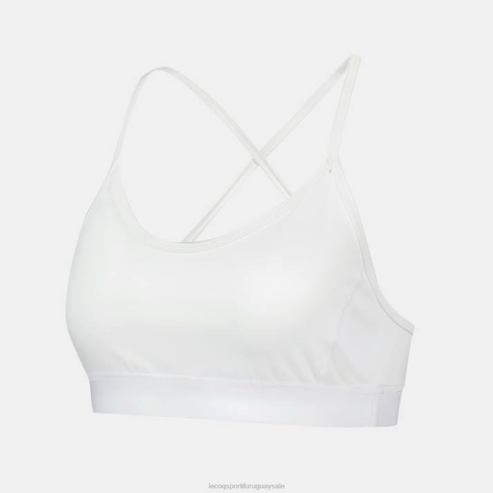 ropa XFVP343 mujer Le Coq Sportif chaleco blanco