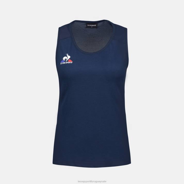 ropa XFVP350 mujer Le Coq Sportif chaleco azul