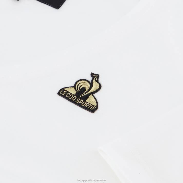 ropa XFVP352 mujer Le Coq Sportif camiseta blanca