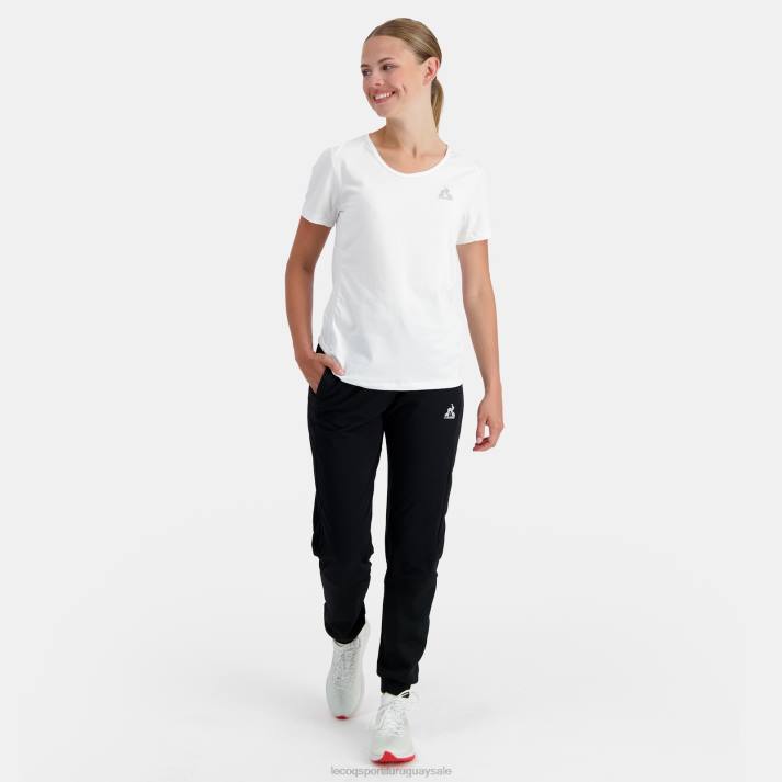 ropa XFVP356 mujer Le Coq Sportif camiseta blanca