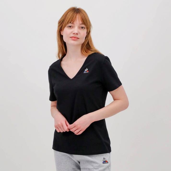 ropa XFVP360 mujer Le Coq Sportif camiseta negra