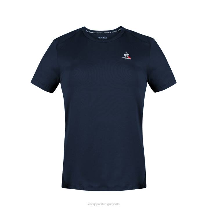 ropa XFVP602 mujer Le Coq Sportif camiseta azul