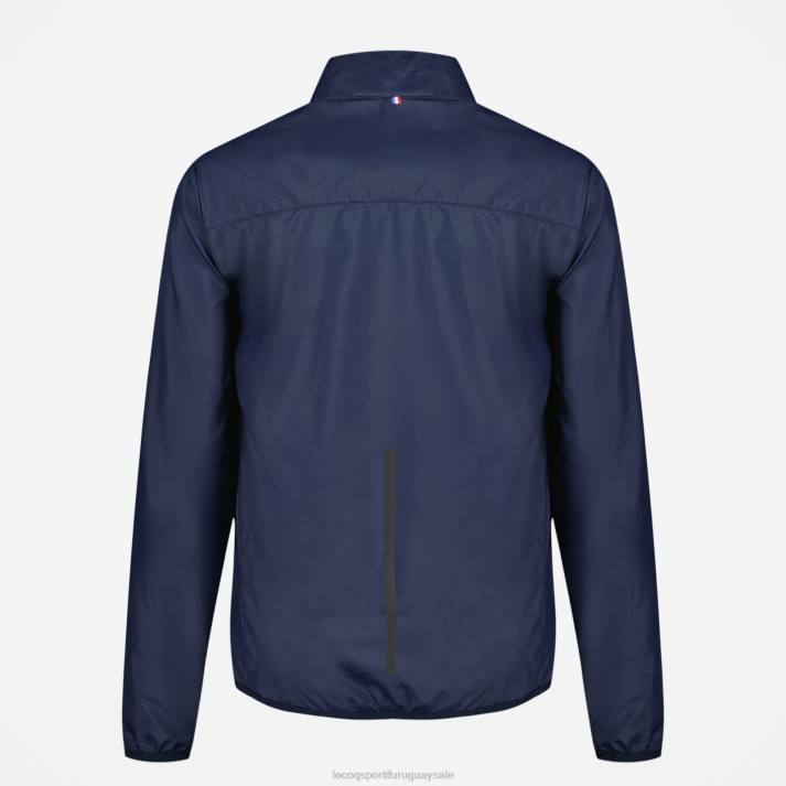 ropa XFVP603 mujer Le Coq Sportif cortavientos azul