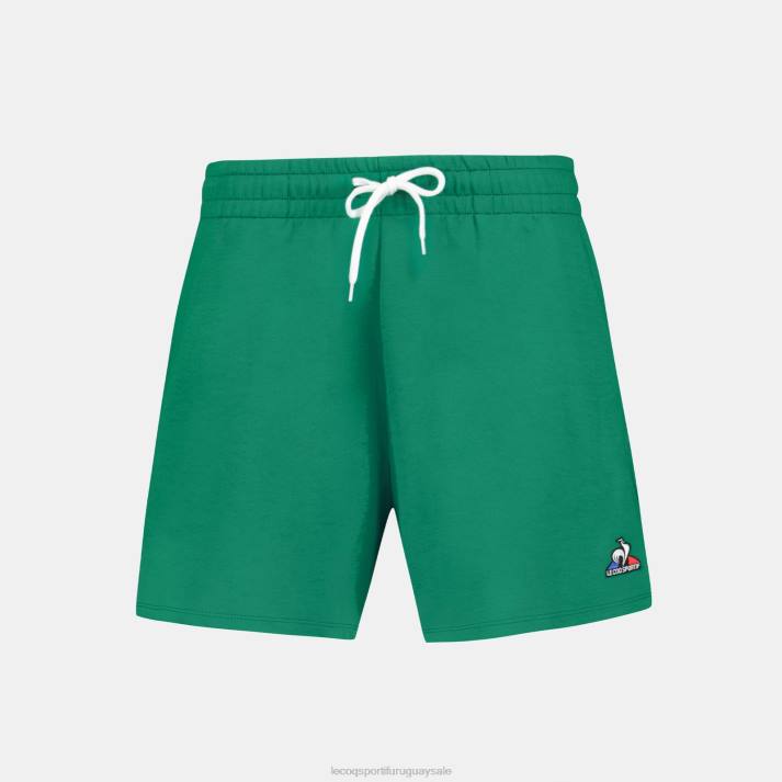 ropa XFVP323 mujer Le Coq Sportif pantalones cortos verdes