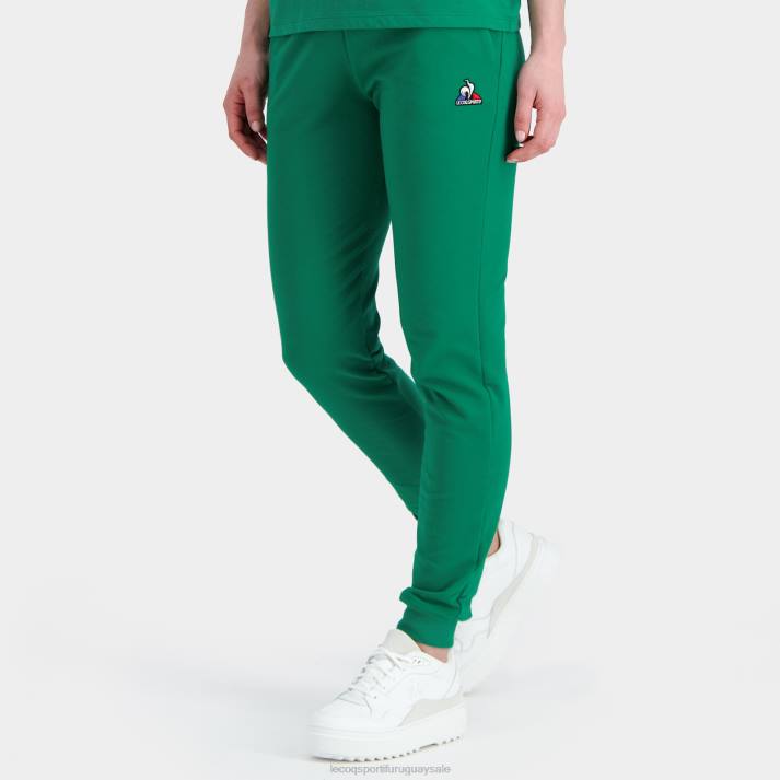 ropa XFVP324 mujer Le Coq Sportif pantalones verdes