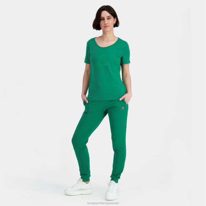 ropa XFVP324 mujer Le Coq Sportif pantalones verdes