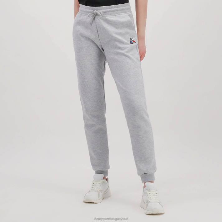 ropa XFVP339 mujer Le Coq Sportif pantalon gris