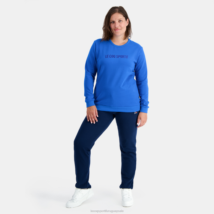 ropa XFVP311 mujer Le Coq Sportif sudadera azul