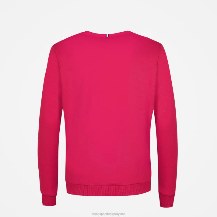 ropa XFVP313 mujer Le Coq Sportif sudadera roja