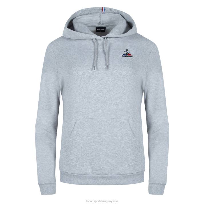 ropa XFVP320 mujer Le Coq Sportif sudadera con capucha gris
