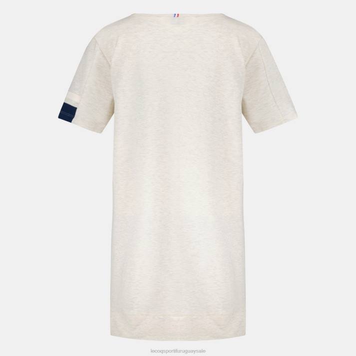 ropa XFVP365 mujer Le Coq Sportif vestido beige