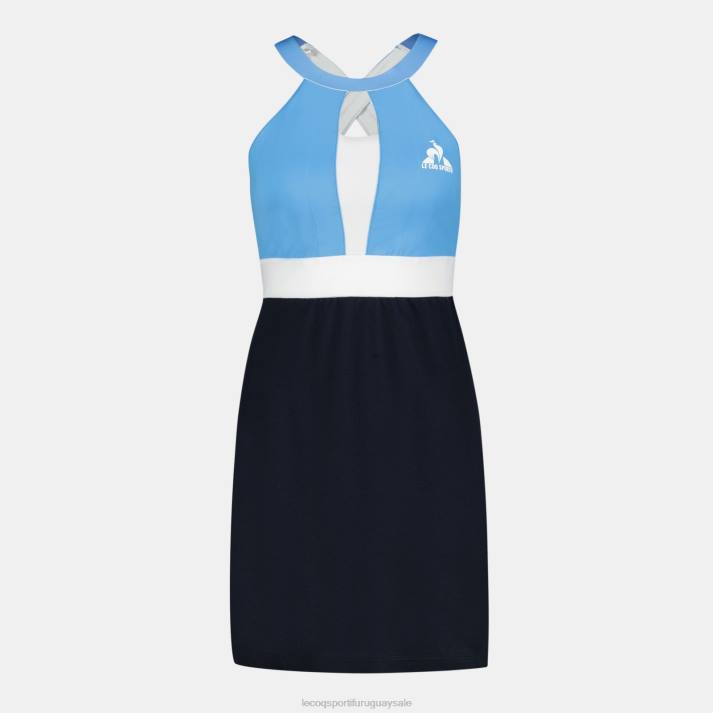 ropa XFVP367 mujer Le Coq Sportif vestido azul