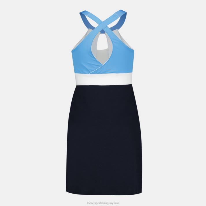 ropa XFVP367 mujer Le Coq Sportif vestido azul