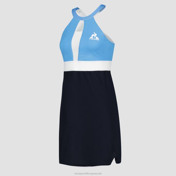 ropa XFVP367 mujer Le Coq Sportif vestido azul