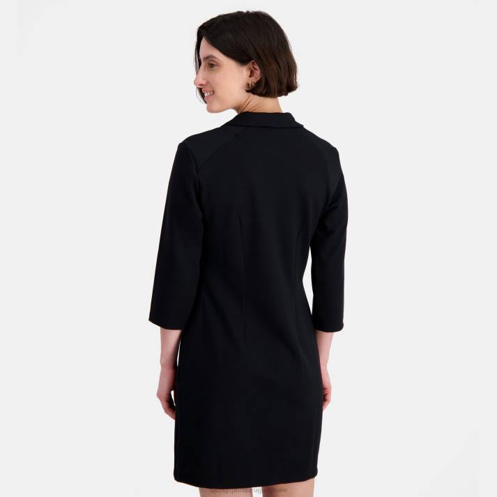 ropa XFVP369 mujer Le Coq Sportif vestido negro