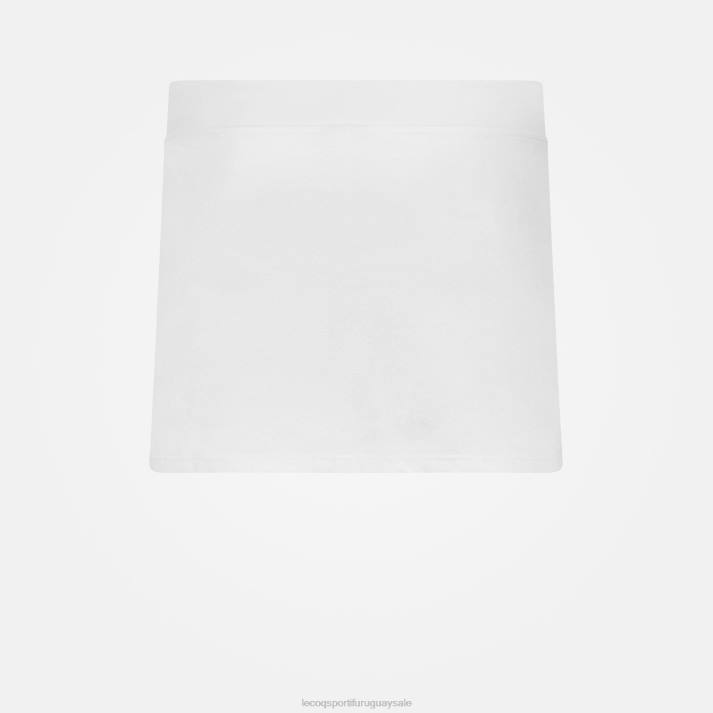 ropa XFVP618 mujer Le Coq Sportif falda blanca