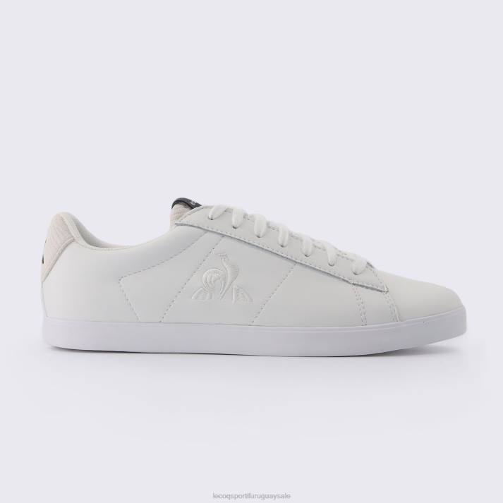 zapatos XFVP376 mujer Le Coq Sportif zapato elsa punto blanco